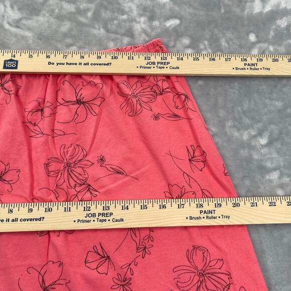 Fresh Produce 2pc Set Small Pink Floral Print V-neck Top Tiered Ruffle Skirt - Picture 14 of 16